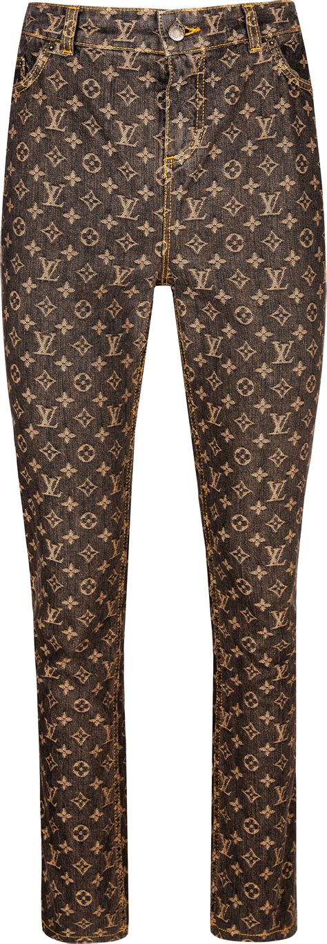 lv denim pants